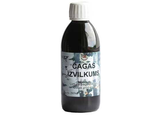 Čagas izvilkums 250ml (PVD uztura bagātinātāju reģistra Nr. 12913) PIRKT
