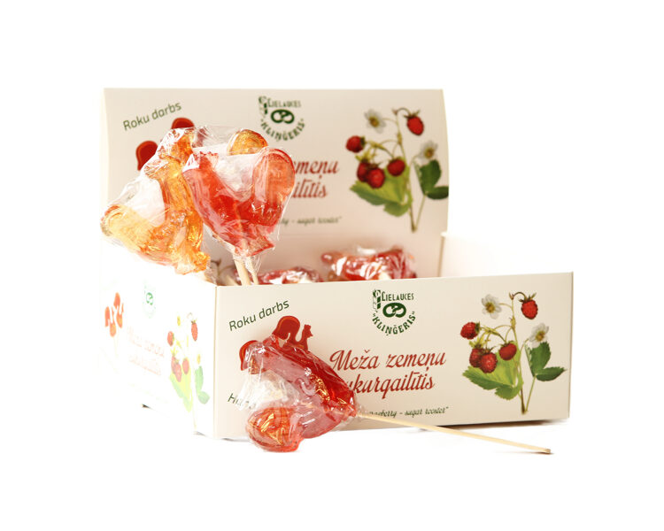 Caramel "Forest strawberry rooster" 1 pcs ADD TO CART