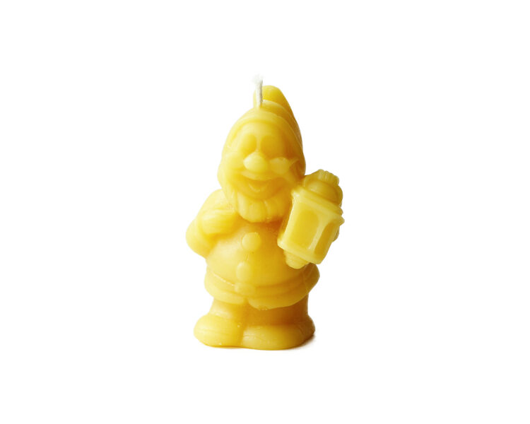 Beeswax candle-dwarf